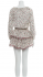 Abito mini floreale in cotone